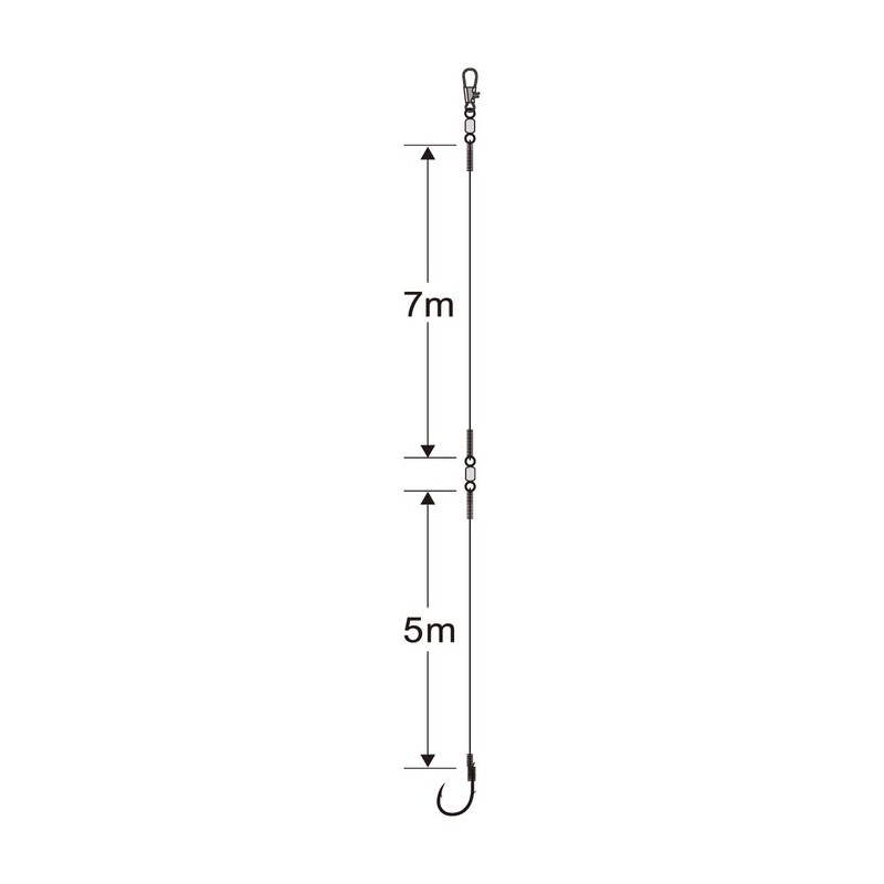 Gamakatsu 9-4 Red Sea Bream Streamer Taper 1 Piece Process