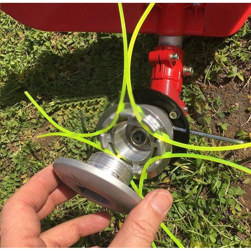 SWNKDG Aluminium Line Head Lawn Trimmer Head, Double Line Head,