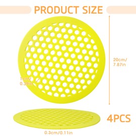 4 Pcs EVA Floating Bee Island, Bee Watering Station for Garden, Outdoor Fun and Decor, Lightweight and Durable Design with Superior Floatability, Reducing Insect Drowning