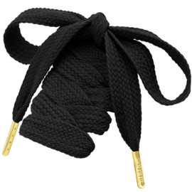 MKEHSH Thick Fat Shoe Laces: 2CM Wide Chunky Shoelaces for Sneakers 55 Inch Black