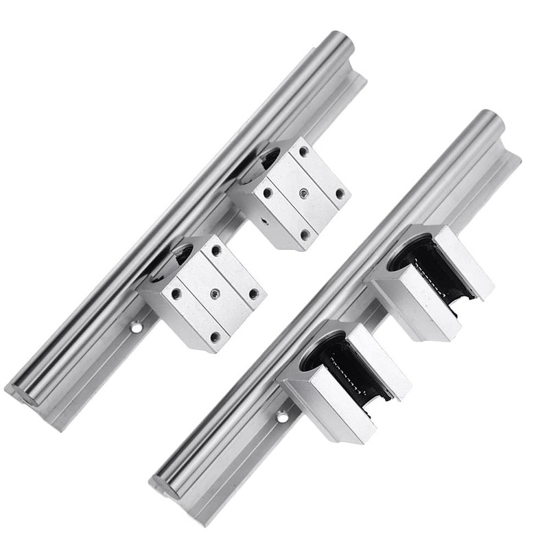Linear Guide Rail,2 pcs SBR16 300mm Linear Rail+4 Pcs SBR16UU
