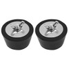 Shiwaki 2 Pack 51mm/2in Rubber Pool Plugs for Winterizing, Spa