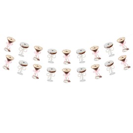 Espresso Martini Garland Banner for Espresso Martini Birthday Decorations and Martini Bachelorette Party Decor