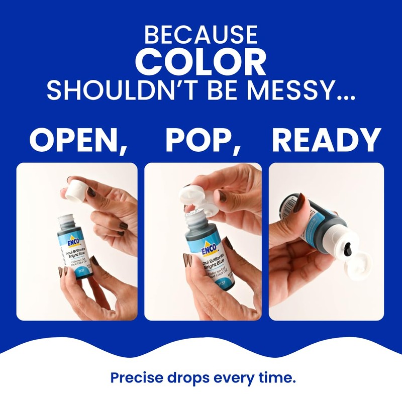 ENCO Gel Food Coloring 8.8 oz (Royal Blue)