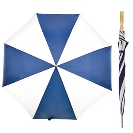 A2Z Golf Umbrella Windproof Canopy Super Deluxe Auto Open Wooden Handle Sun Protected Stormproof Wind Resistant Outdoor Sports Travel Portable Shade Storm Stick Assorted Colour 45inch Large Brolly