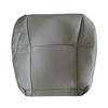 Priprilod Gray Leather Perforated Driver Side Bottom Replacement Seat Cover