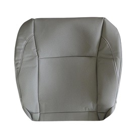 Priprilod Gray Leather Perforated Driver Side Bottom Replacement Seat Cover Compatible with Lexus ES350 2007 2008 2009 2010 2011 2012