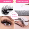 False Eyelashes, 10 Pairs, 7D Artificial Eyelashes Set, Natural Look,