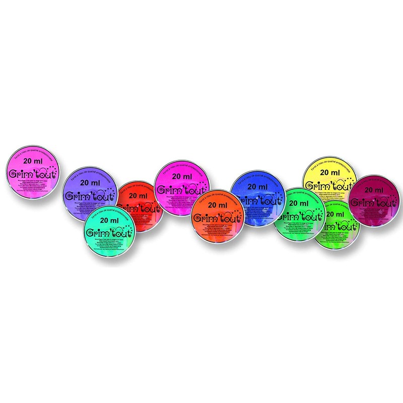 GRIM'TOUT - GT41193 Make-up-Pad, Farbe Schwarz,