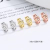 K.L.Y Women's Hoop Ring, 925 Silver, Earrings, Twist, Popular Earrings,