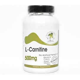Naturetition Supplements L-Carnitine 500mg ~ 200 Capsules - No Additives