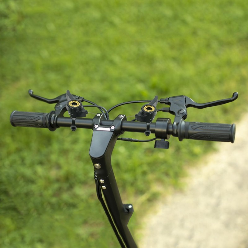 1 Pair Variable Speed Bicycle Shifters Shift Levers Black Silver