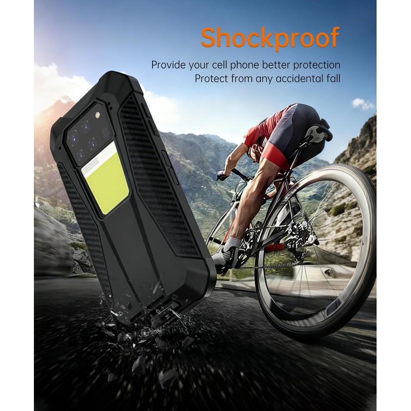 8849 Tank 3 Case with 2 Screen Protector Black