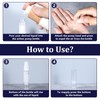 4 Pcs Empty Airless Pump Bottles, Refillable Clear Travel Pump