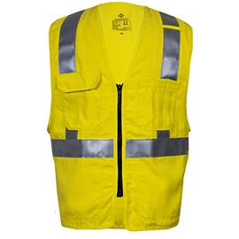 VIZABLE FR Hi-Vis Deluxe Road Vest - Type R Class 2 (LG)