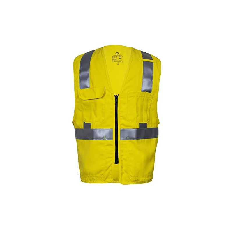 VIZABLE FR Hi-Vis Deluxe Road Vest - Type R Class
