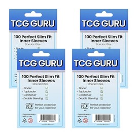 4x100 TCG Guru Perfect Size Fit Inner Sleeves Standard Size Soft Sleeve