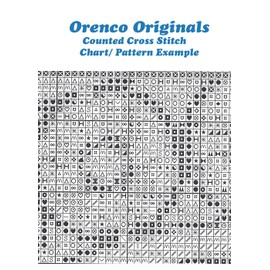 Orenco Originals Wm Morris Granville Flower Design Arts & Crafts Design Counted Cross Stitch Pattern