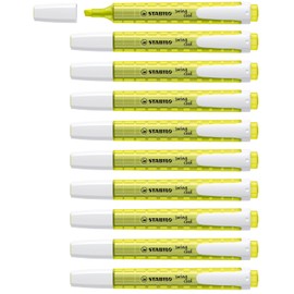 STABILO Swing Cool - Subrayador - Pack de 10 - Amarillo