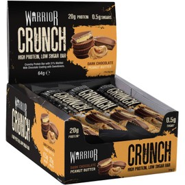 Warrior B174-CP Warrior Crunch Bar, dunkle Schokolade Erdnussbutter - 12 bar 12,