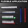 EGOFIX Socket Organizer Set 15PCS ABS Holder Kit - 1/4-Inch