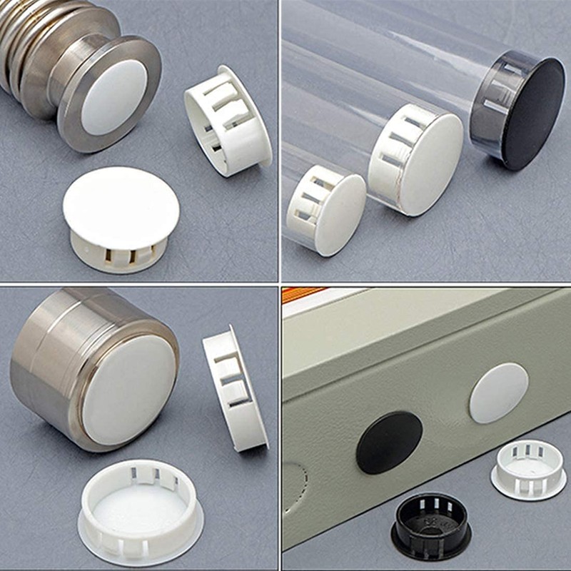 Fielect 10pcs Hole Plugs White 1 Inch (25mm) Plastic Hole