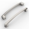 Amerdeco 10 Pack Brushed Satin Nickel Cabinet Pulls 5 Inch(128MM)