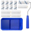 TAIXING 12 Piece Paint Roller Set, 10 cm Foam Paint