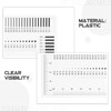 High Precision Gauge Film Ruler for Scratch Inspection, Defect Detection,