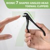 BALUCA Ergonomic Nail Clipper for Seniors - Toenail Clipper for