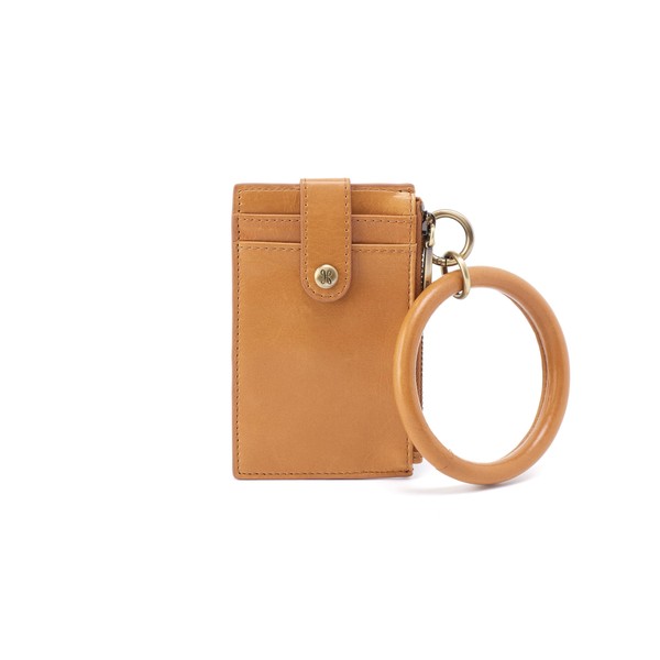 HOBO Ring Leather Credit Card Holder & Wristlet with Removable