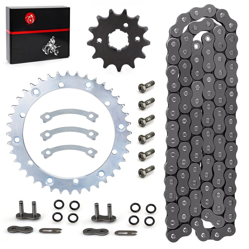 Heavy Duty O-Ring Drive Chain And Drive Sprockets Kit Compatible