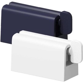 Koomooloo 2 Piezas Exprimidores de Tubos de Pasta de Dientes Dispensadores de Tubos de Pasta de Dientes Escurridores de Rodillos de Pasta de Dientes Montados en La Pared Soportes de Asiento