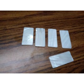 Unbranded 24 pieces Mother Of Pearl Inlay Material Guitar Luthier 48mm × 22mm × 1 .5 mm+