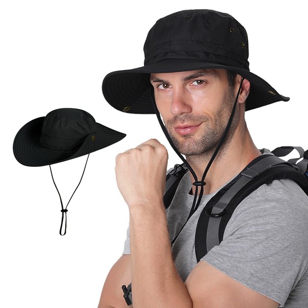 Nippaws Safari Hat, Men's, Sun Protection Hat, Wide Brim, UV