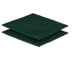 EXKLUSIV HEIMTEXTIL Hand Towel 500 g/m² 2 x Flannels 30 x 30 cm Dark Green High Quality