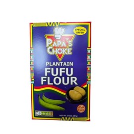 Papa's Choice Plantain Fufu Flour, 24 oz (681g)