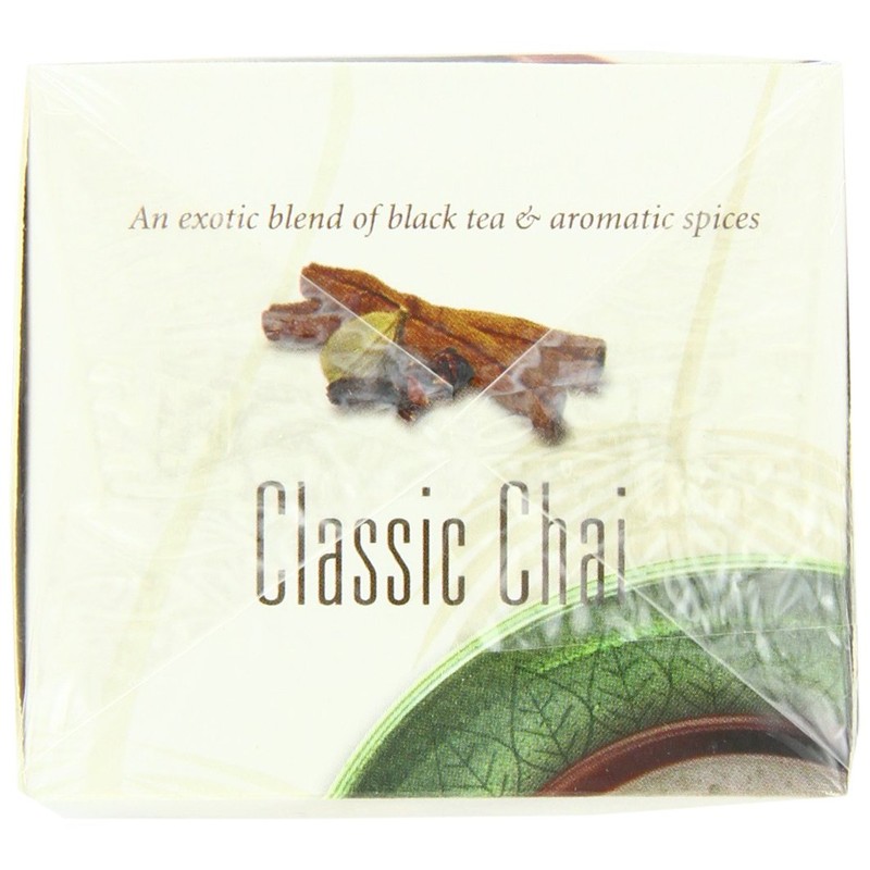 Davidson's Organics, Classic Chai, 25-count Tea Bags, Pack of 6