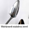 5Pcs Serrated Spoon, Stainless Steel Grapefruit Spoons, Serrated Edge and