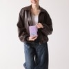 W Capsule Stitch Porta pasaporte para Mujer Morado ACWANSHI14CW