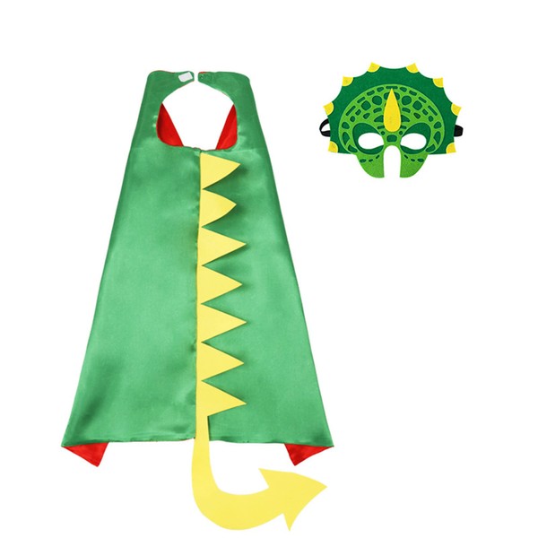 Topways Dinosaur Capes Masks Set For Kids, Dinosaur Party Fancy