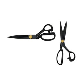 Premium Carbon Dressmaking Scissors Fabric Scissors Professional Sewing Scissors Black (Size 9 Inches - Length 22 cm)