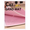 Cat Litter Mat Double Layer Waterproof Slip Resistant Easy Clean