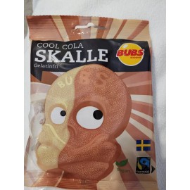 G&R Bubs Swedish Candy Sour Cola Skulls 90gr Bag