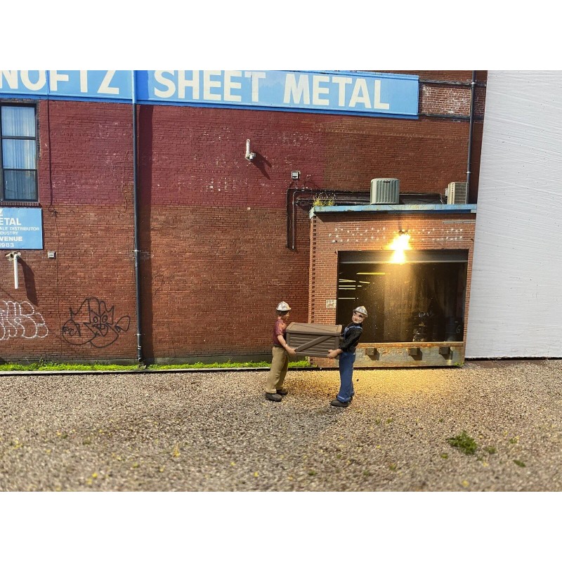 PTF DESIGNS O Scale Scratch Built "Noftz Sheet Metal" Pittsburgh