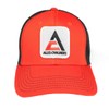 Allis Chalmers Tractor Hat, Orange and Black Mesh, Logo