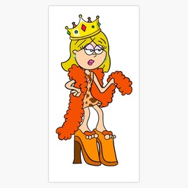 Lizzie McGuire Orange Bumper Sticker Vinyl Decal 5"