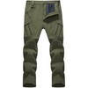 TACVASEN Men's Green Winter Tactical Cargo Pants, Water Repellent, High-Performance,