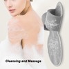 Foot Scrubber Shower Mat with Strong Suction Cups Prevent Slip