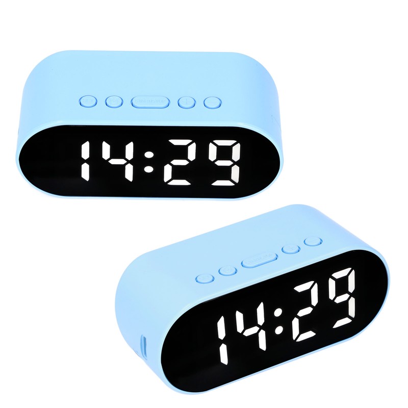 Alarm Clock LED Screen Temperature Display Simple Digital Desk Clocks